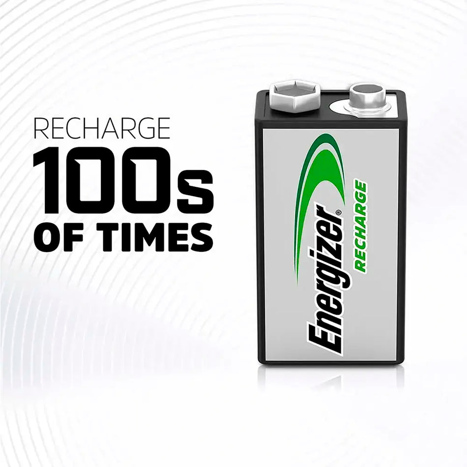 BATERIA ALCALINA 9V RECARGABLE ENERGIZER