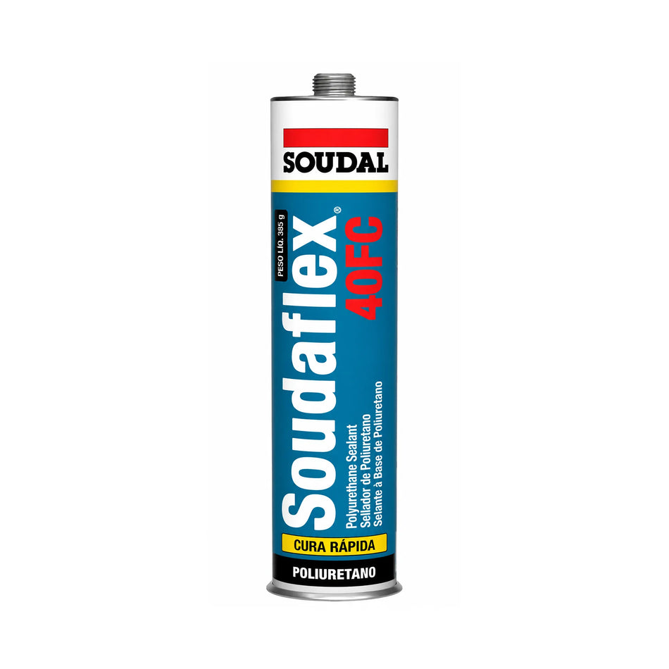 SELLADOR POLIURETANO 40FC NEGRO 300 ML SOUDAL 123384