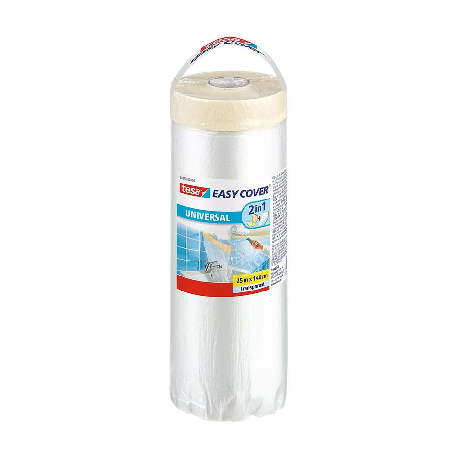 FILM PROTECTOR SUPERFICIES Y PINTURA 1.4 MTS X 25 MTS 58870 TESA