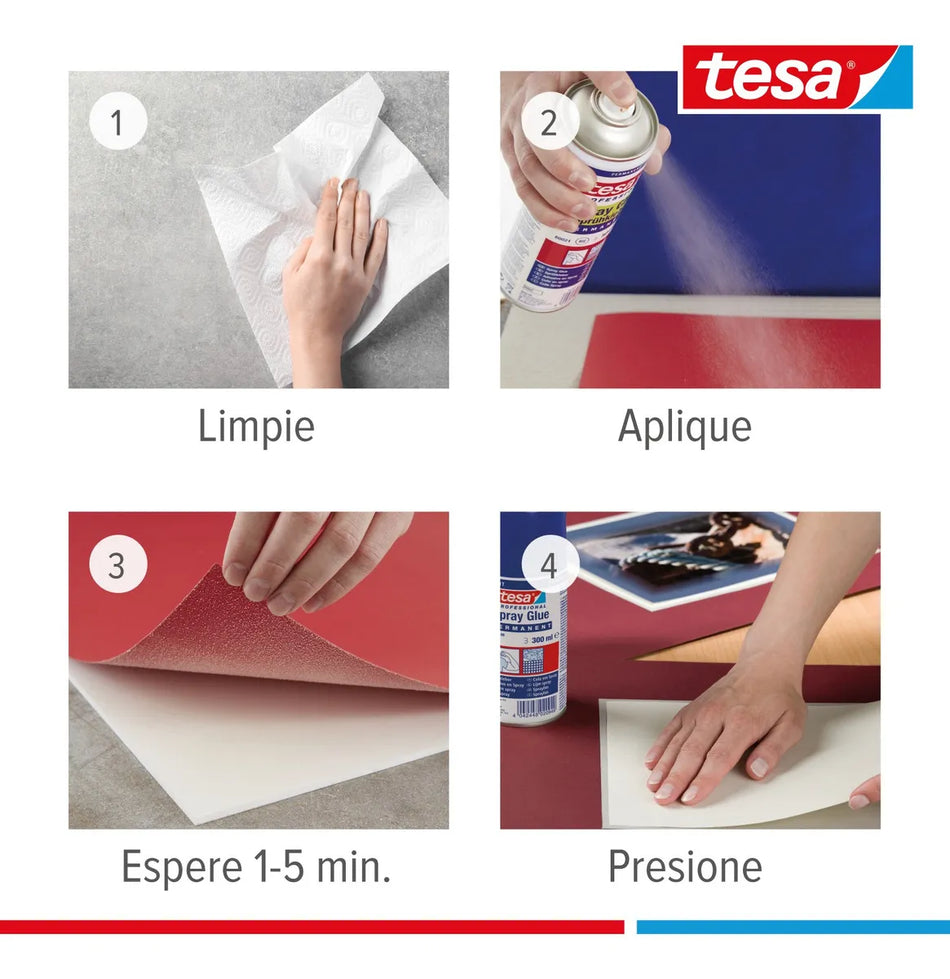ADHESIVO SPRAY PERMANENTE 300 ML 60020 TESA