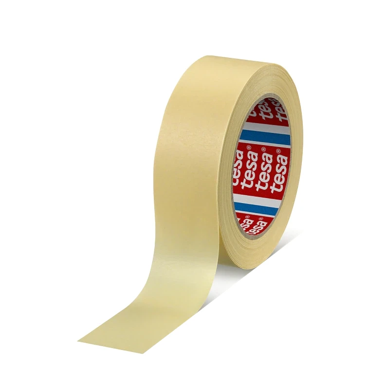 CINTA PAPEL 18 MM X 50 MTS AMARILLA AUTOMOTRIZ 60122 TESA