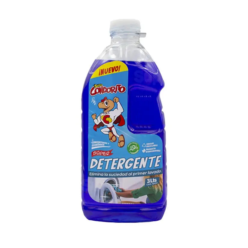 DETERGENTE ROPA LIQUIDO 3 LTS CONDORITO X-20-003