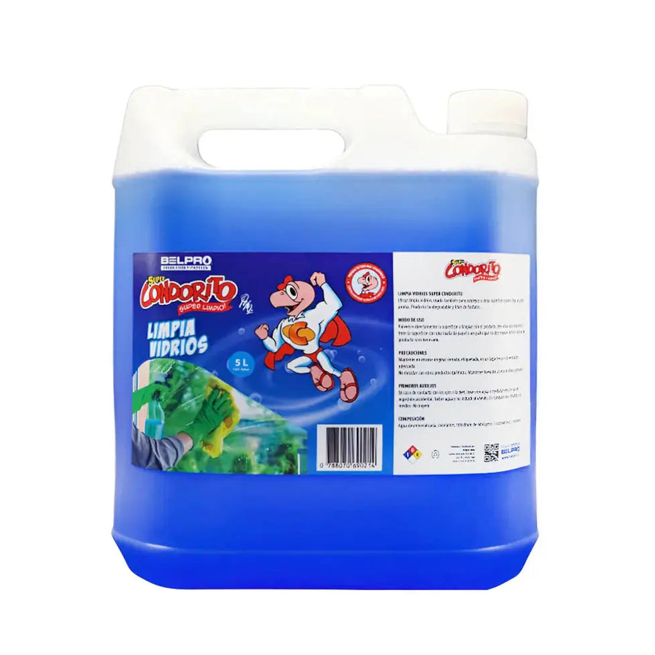 LIMPIA VIDRIOS 5 LTS CONDORITO X-60-50G