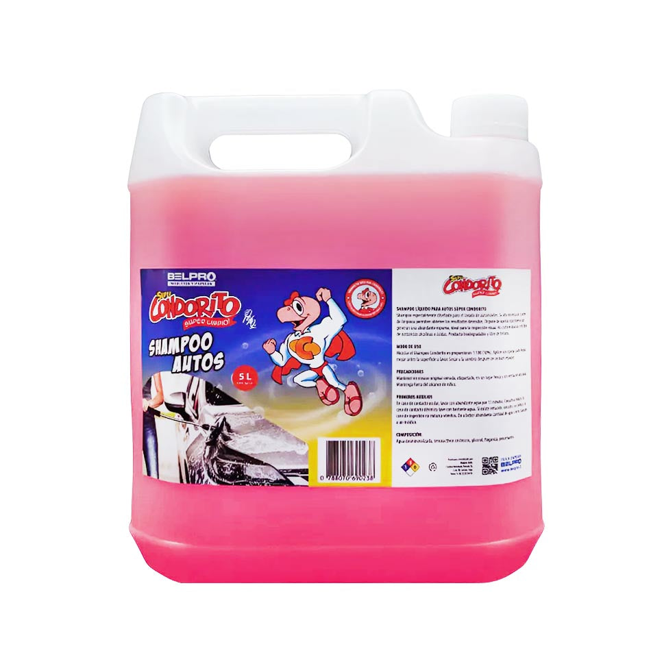 SHAMPOO AUTOMOTRIZ 5 LTS. CONDORITO X-65-005
