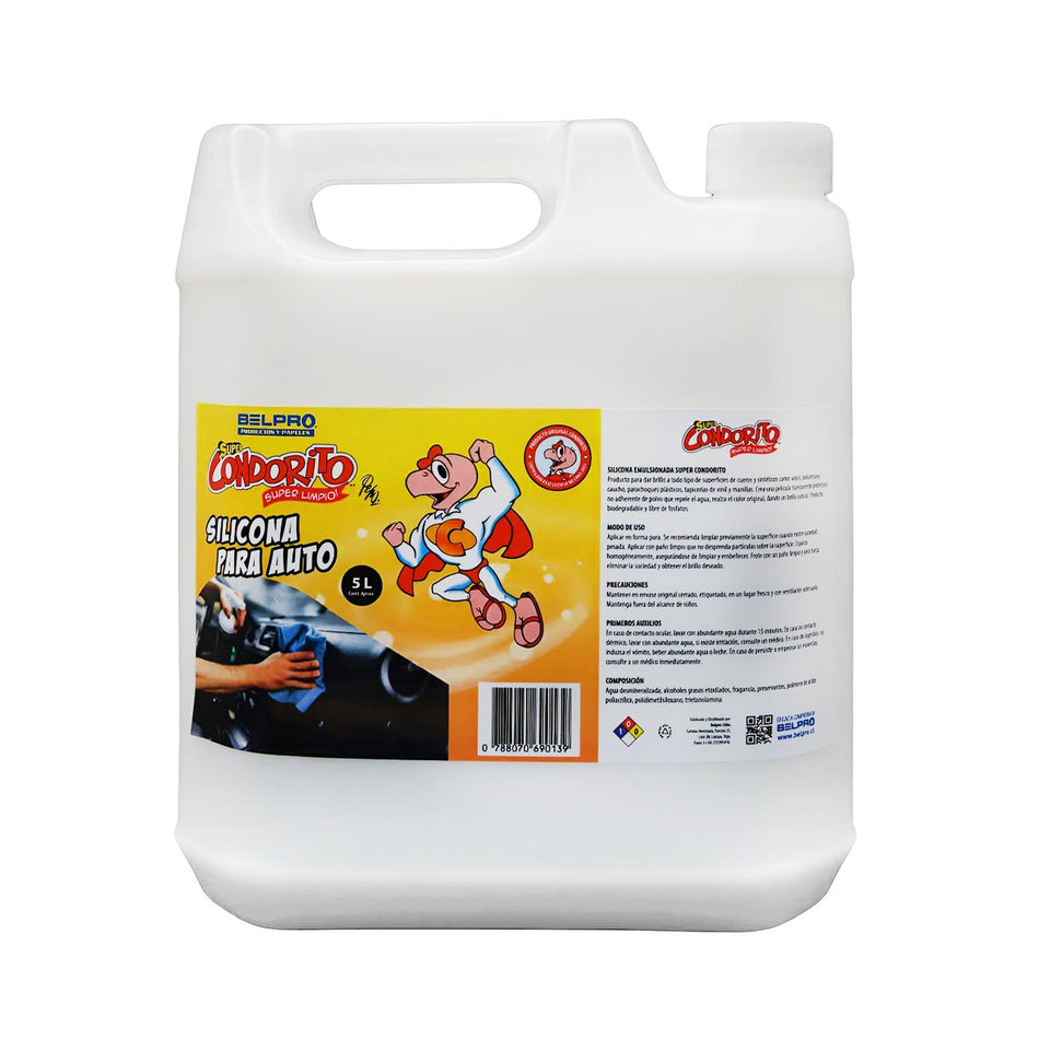 SILICONA AUTOMOTRIZ 5 LTS CONDORITO X-70-005