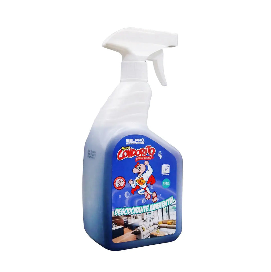 DESODORANTE AMBIENTAL LAVANDA 750 ML C/GATILLO CONDORITO X-96-75G