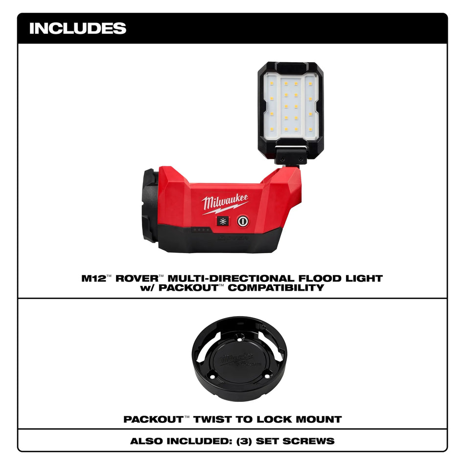 FOCO INAL M12 S/BAT 1200 LUMENES PORTATIL MILWAUKEE 2350-20
