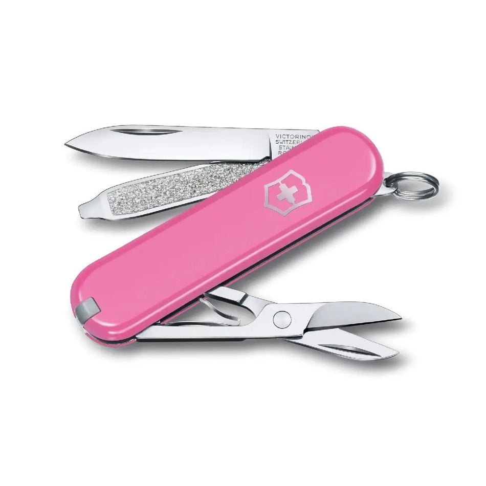 NAVAJA VICTORINOX CLASIC ROSA 7 FUN 50 MM 0.6223.51