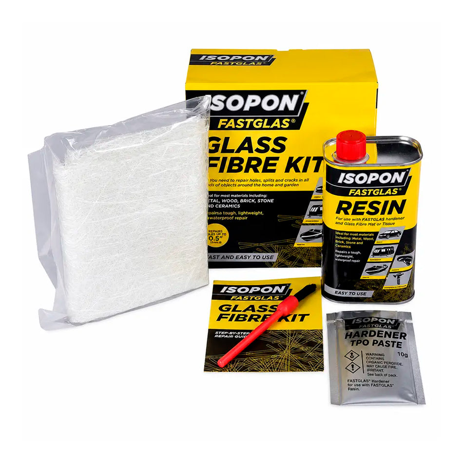 KIT FIBRA DE VIDRIO ISOPON 0.25M2 (GL/SM/D)