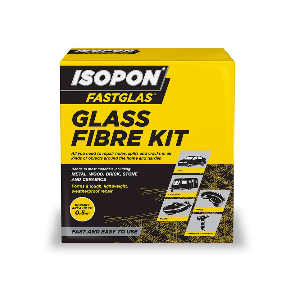 KIT FIBRA DE VIDRIO ISOPON 0.50M2 (GL/LA/D)