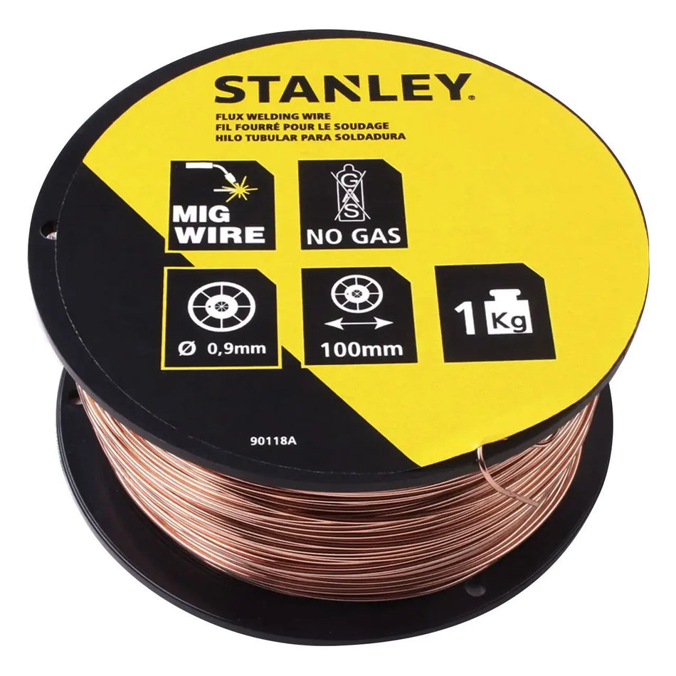 ALAMBRE MIG 0.9 MM 1 KG SIN GAS STANLEY HELA