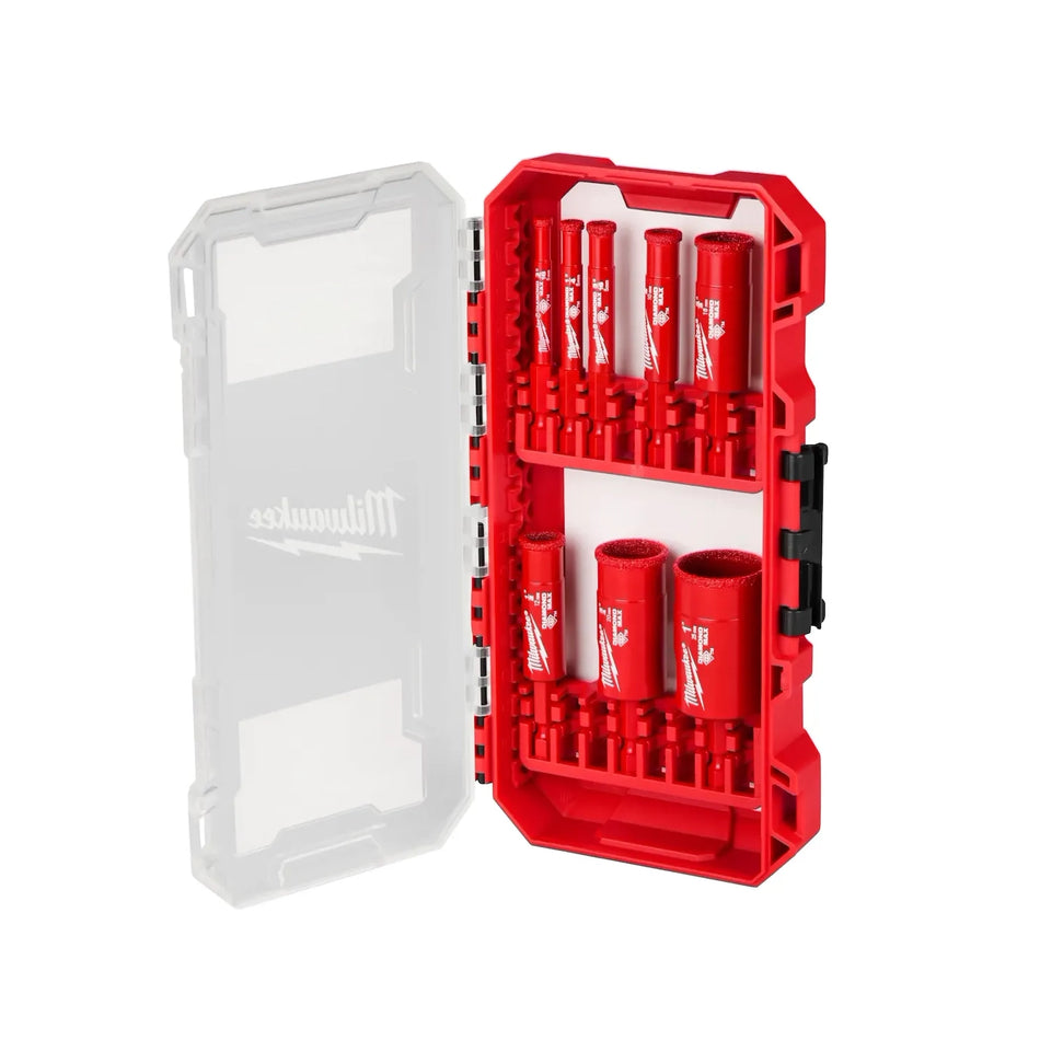 8 PC DIAMOND HOLE SAW KIT 49-56-0570 MILWAUKEE