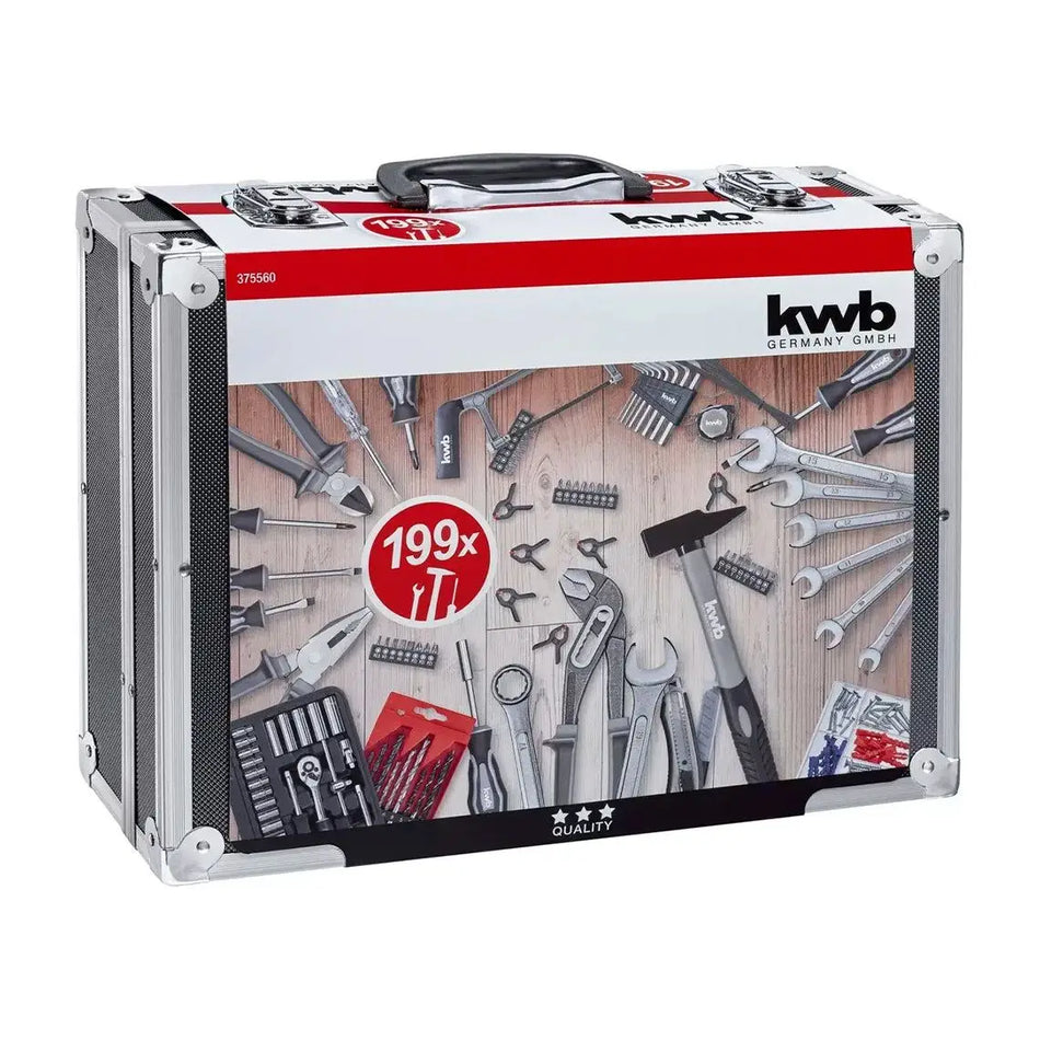 CAJA CON HERRAMIENTAS 199 PZ KWB 375561