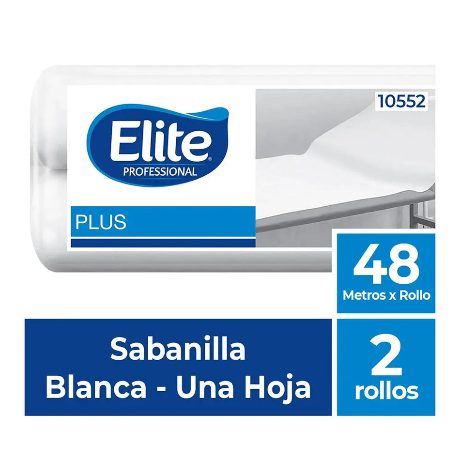 SABANILLA DESECHABLE ELITE P PLUS UNA HOJA 48 MTS X 2 UNID 10552