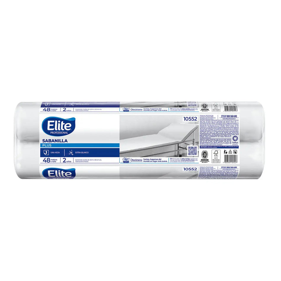 SABANILLA DESECHABLE ELITE P PLUS UNA HOJA 48 MTS X 2 UNID 10552