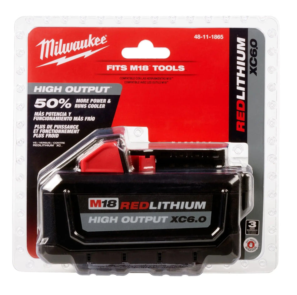 BATERIA MILWAUKEE M18 6 AMP 48-11-1865