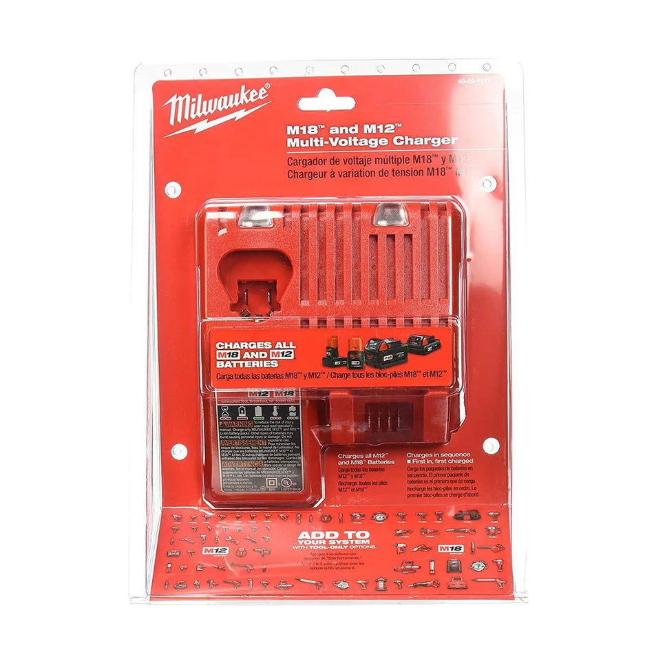 MILWAUKEE M12/M18 BATTERY CHARGER 48-1959