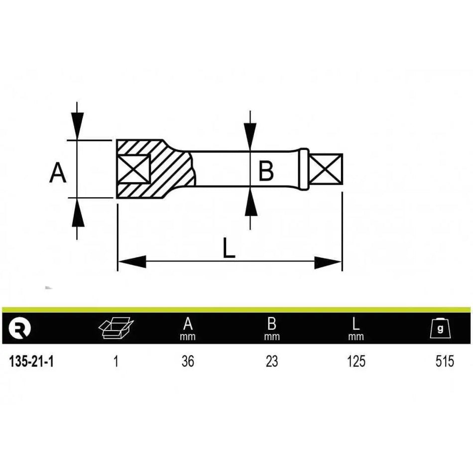 EXTENSION ENC 3/4 X 125 MM IRIMO 135-21-1