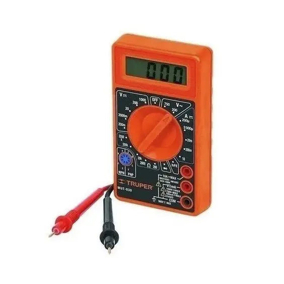 MULTIMETRO DIGITAL CASERO MUT-830 TRUPER