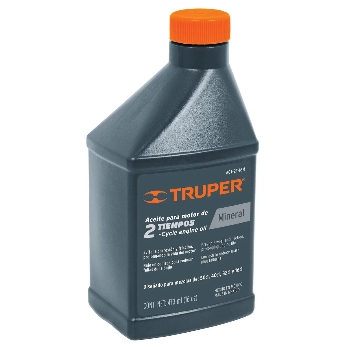 Aceite Para Motor 2 Tiempos 473 ml. ACT-2T-16 Truper