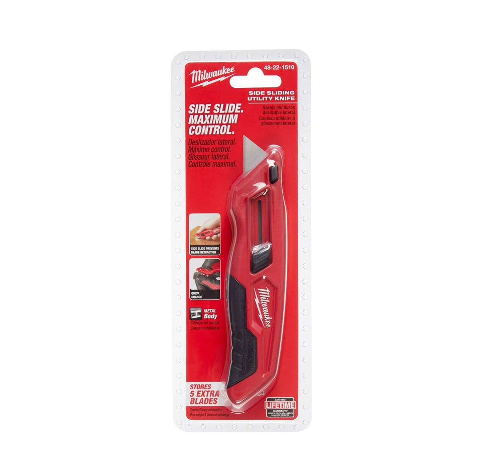 CUCHILLO RETRACTIL C/HOJAS 48-22-1510 MILWAUKEE