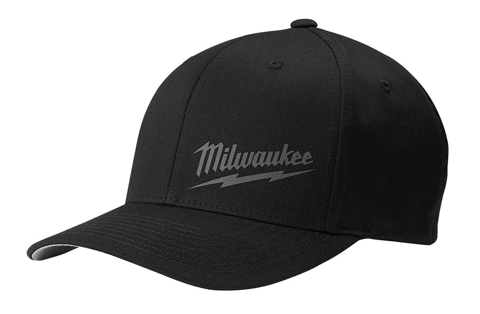 BLACK CAP L/XL 504B- L/XL MILWAUKEE