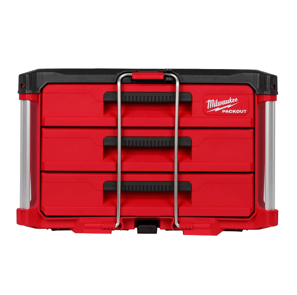 CAJA HERRAMIENTAS 3 COMPART PACKOUT MILWAUKEE 48-22-8443