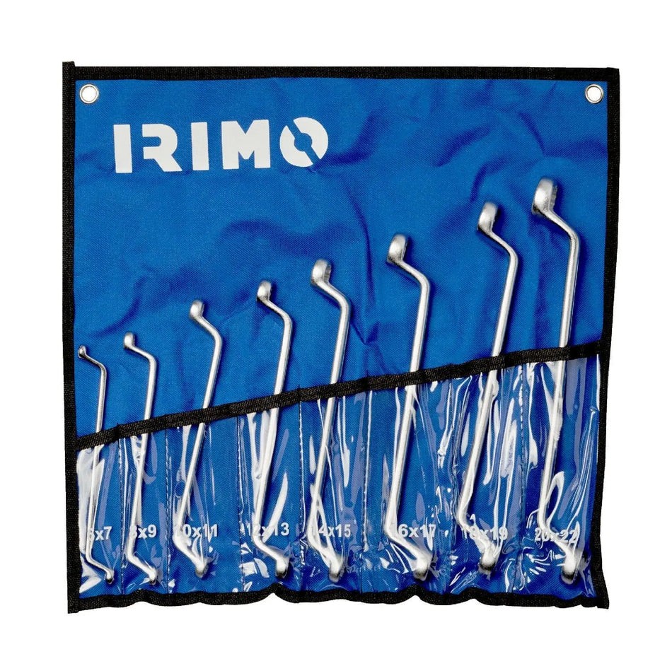 JUEGO LLAVES ACODADA 8 PZ METRICAS 6 - 22 MM  IRIMO 15-8-W