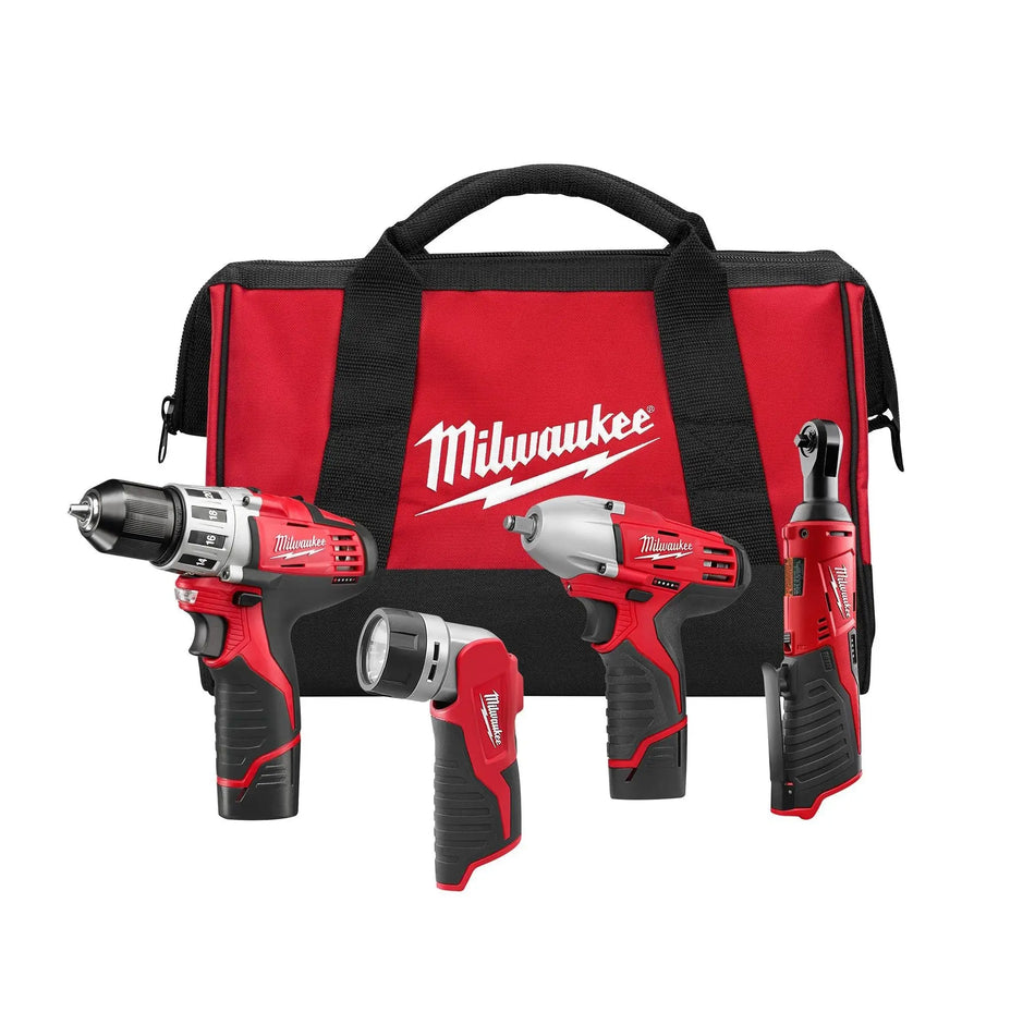 SET HERRAMIENTAS INAL M12 4 PZ MILWAUKEE 2493-24