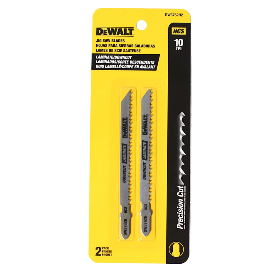 DEWALT DW3762H2 CLEAN CUT JIGSAW BLADE 2 PC