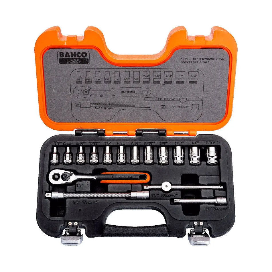 JUEGO DADOS ENC 1/4 - 1/4 - 9/6  BAHCO S160AF