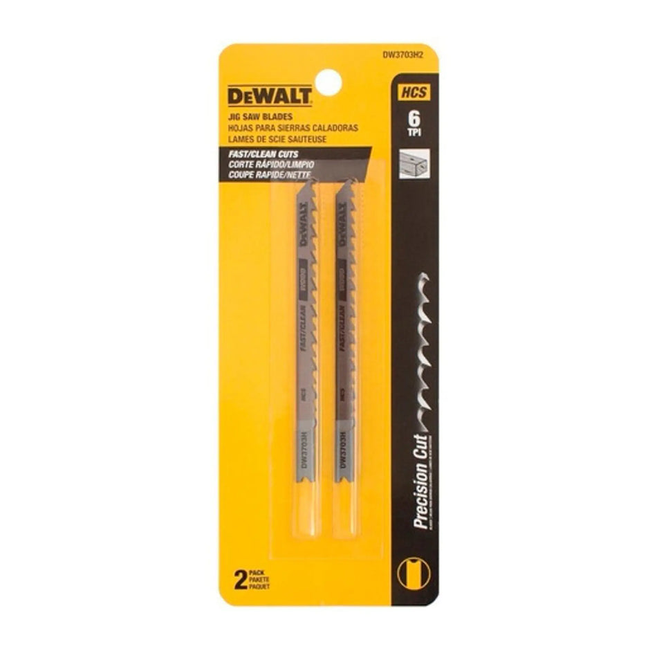 HOJA SIERA CALAR CORTE LIMPIO 2 PZ DW3712H2 DEWALT
