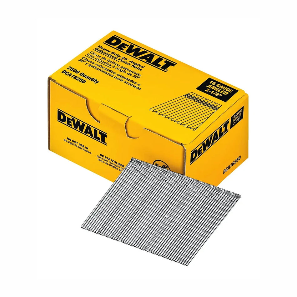 16G 2-1/2 IN. NAILS 2500 PC. DEWALT DCA16250