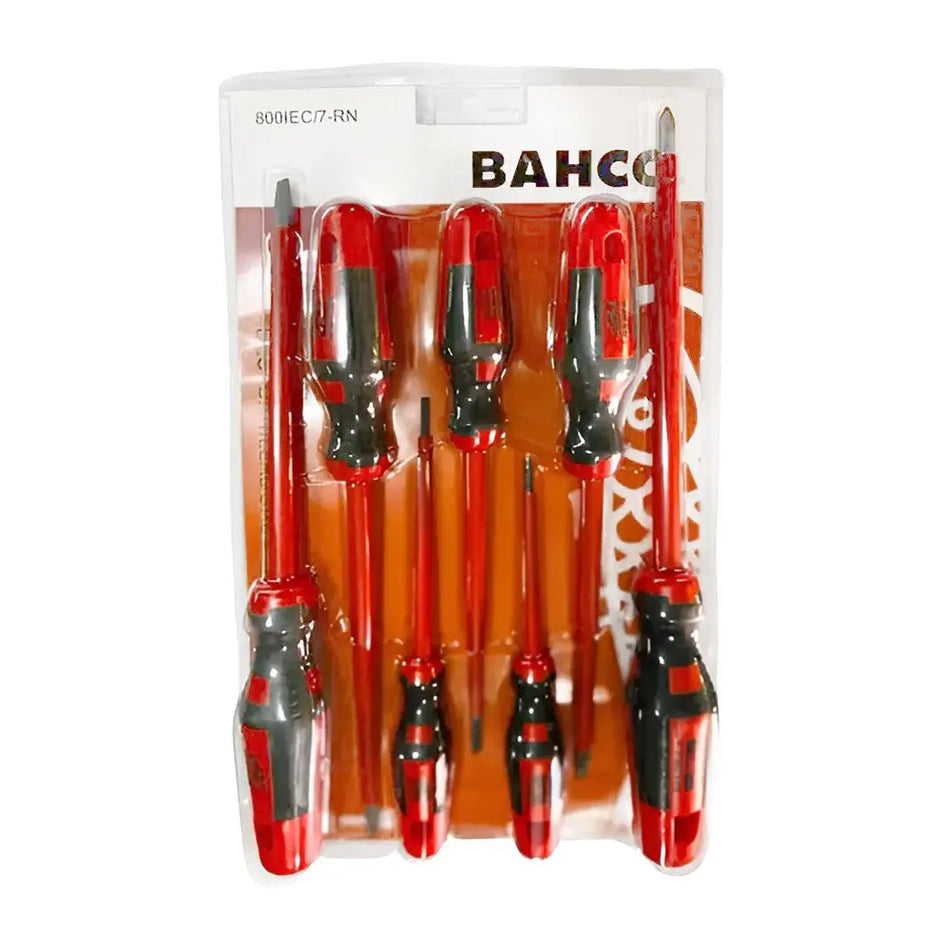 JUEGO DESTORNILLADORES 7 PZ AISLADOS BAHCO 800IEC/7