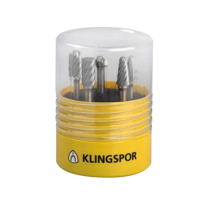 5-PIECE HF100 STAINLESS STEEL BURR SET