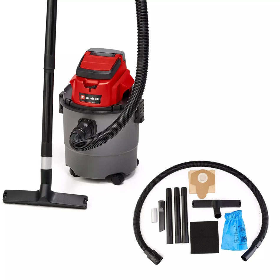 ASPIRADORA 15 LTS POLVO/AGUA INAL 18V EINHELL TC-VC 18/15