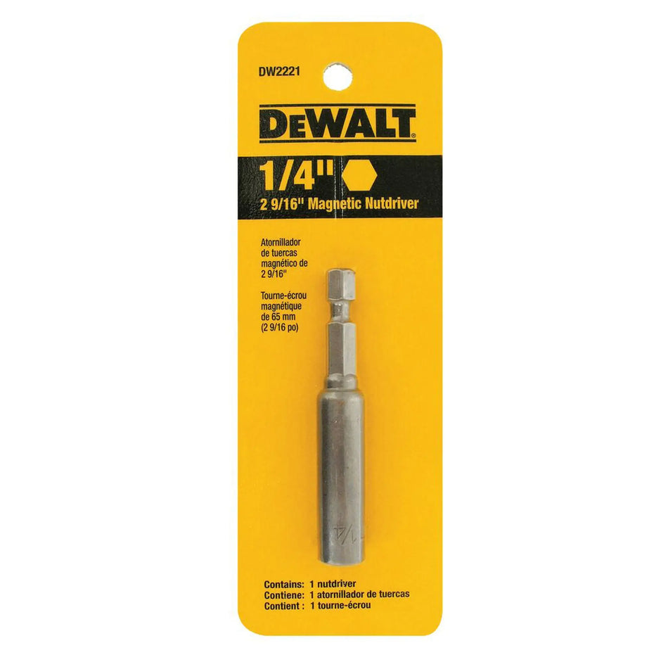 ADAPTADOR IMANTADO 75 MM 1/4 PULG DEWALT DW2221