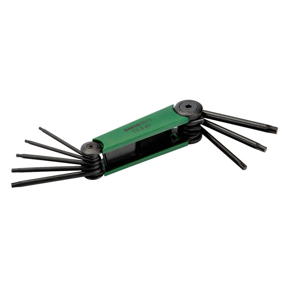 JUEGO DESTORNILLADORES TORX 8 PZ BAHCO BE-8975