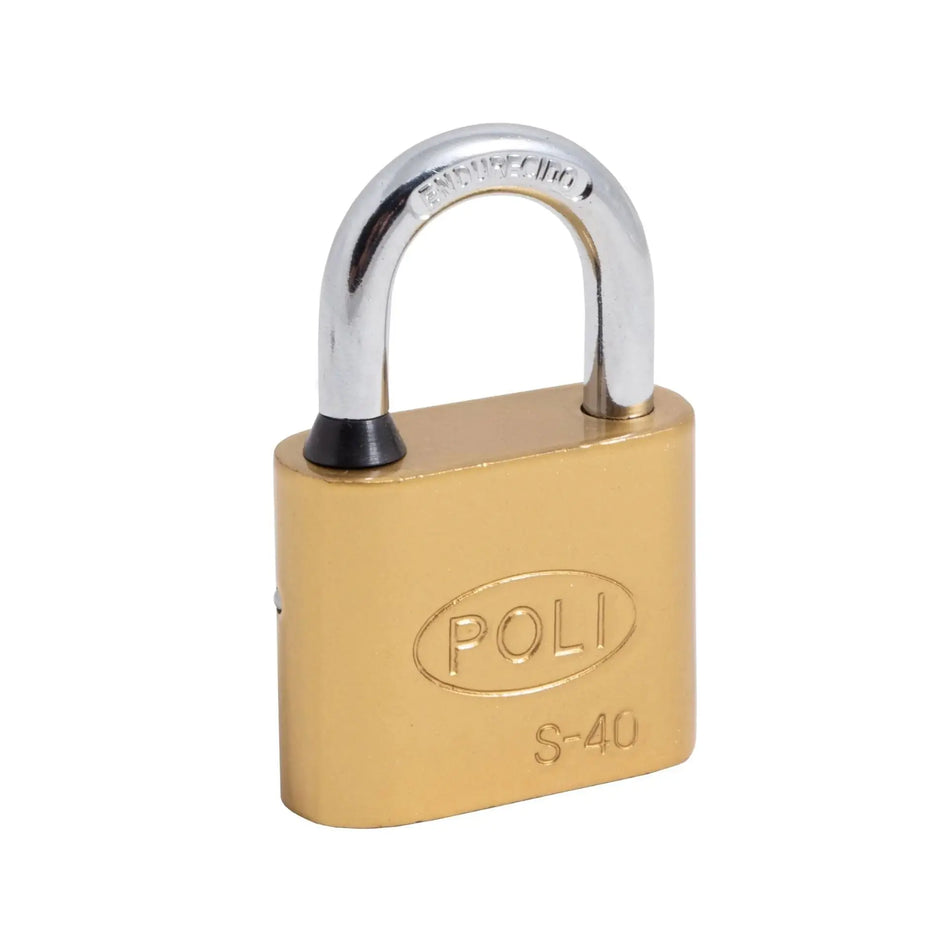 CANDADO ECON BRONCEADO 40 MM 157140 POLI