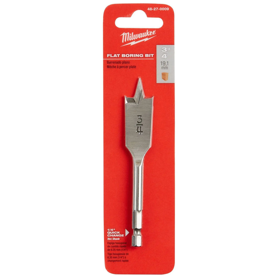 BROCA PALETA 3/4 X 4.5 PULG 48-27-0009 MILWAUKEE