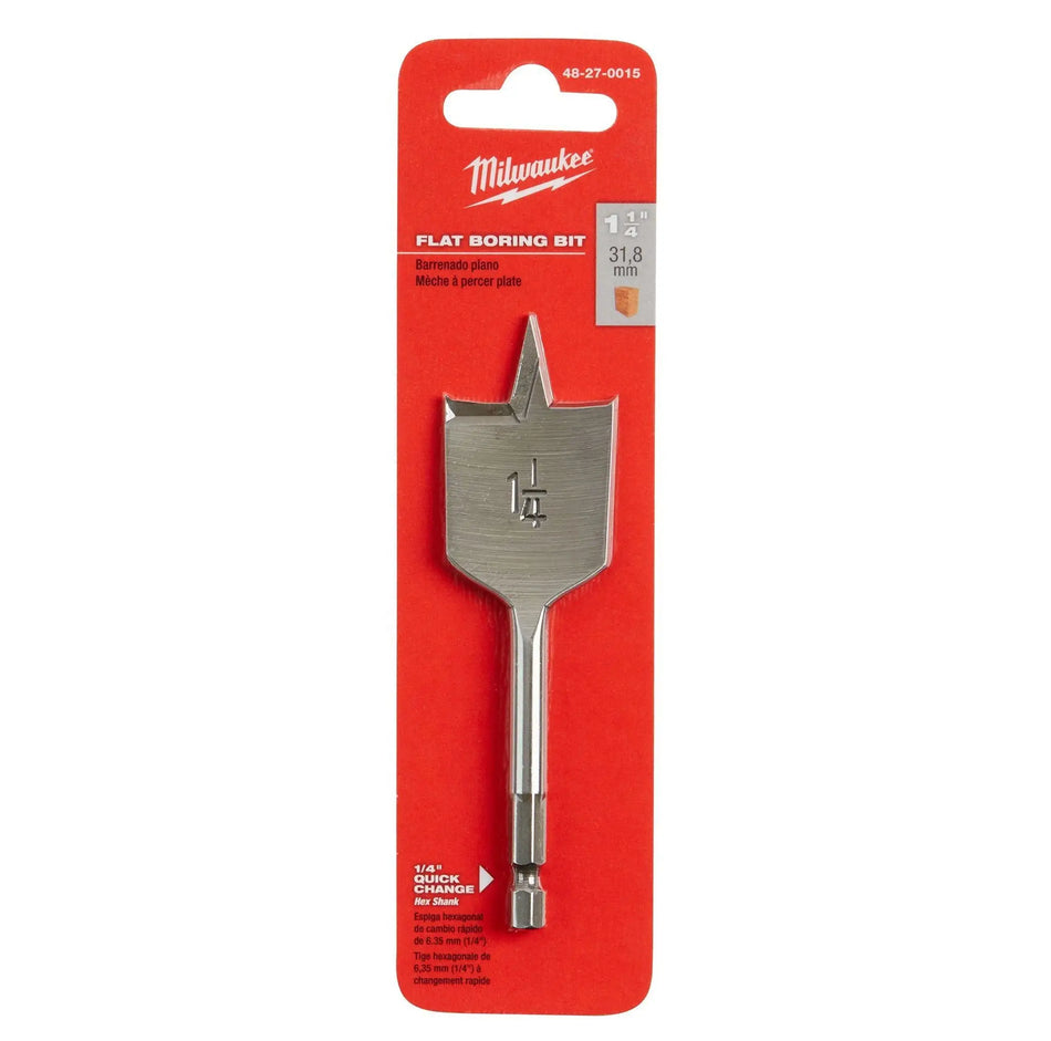 1-1/4" X 4-1/2" SPADE BIT 48-27-0015 MILWAUKEE