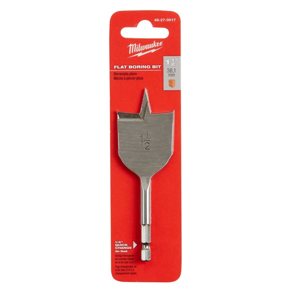 BROCA PALETA 1.1/2 X 4.5 PULG 48-27-0017 MILWAUKEE