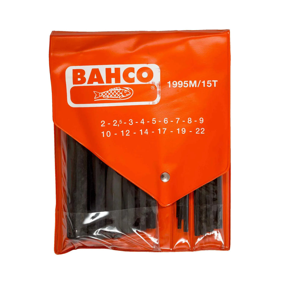 JUEGO LLAVES ALLEN 2 - 22 MM 15 PZ BAHCO 1995M/15T