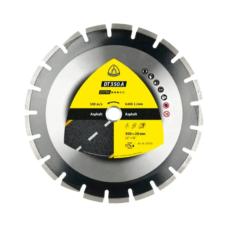 DISCO DIAMANTADO SEG 14" HORMIGON/ASFALTO DT350A KLINGSPOR