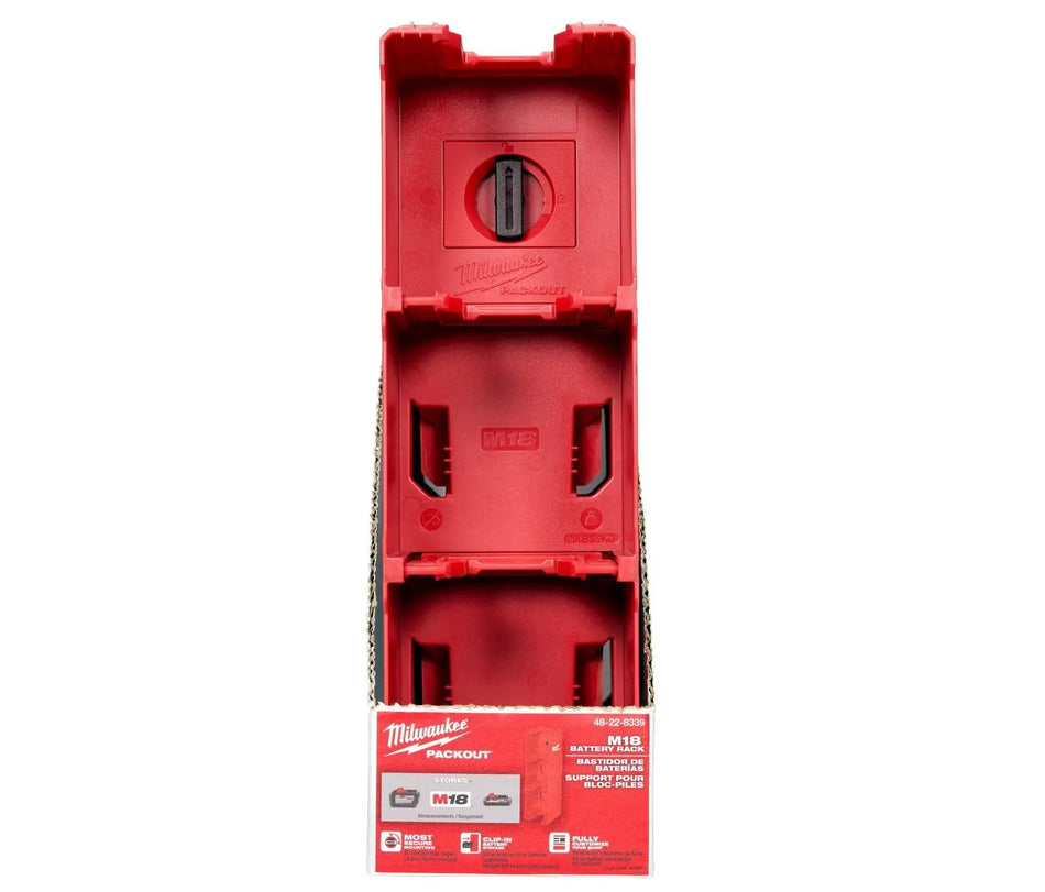 MILWAUKEE PACKOUT BATTERY RACK 48-22-8339
