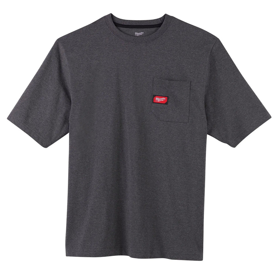MILWAUKEE HEAVY DUTY GREY T-SHIRT SIZE M 601G-M