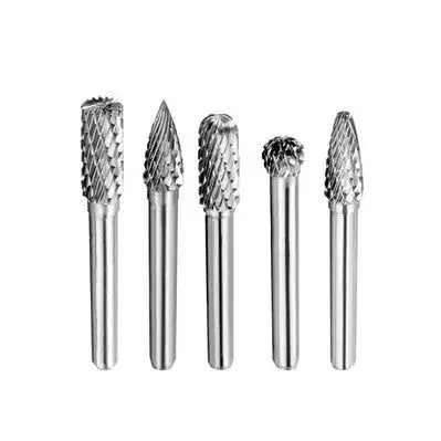 5PC TUNGSTEN CARBIDE LONG BURR SET
