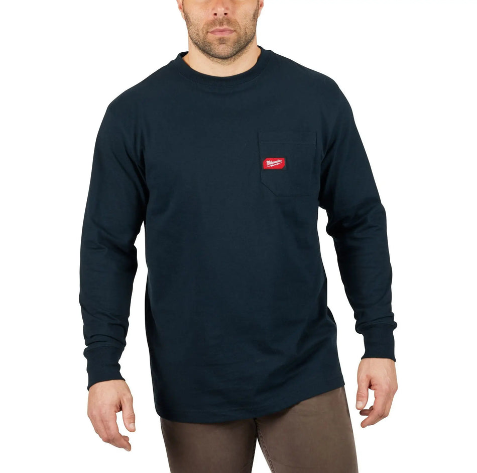 MILWAUKEE LONG SLEEVE T-SHIRT BLACK SIZE L 602B-L