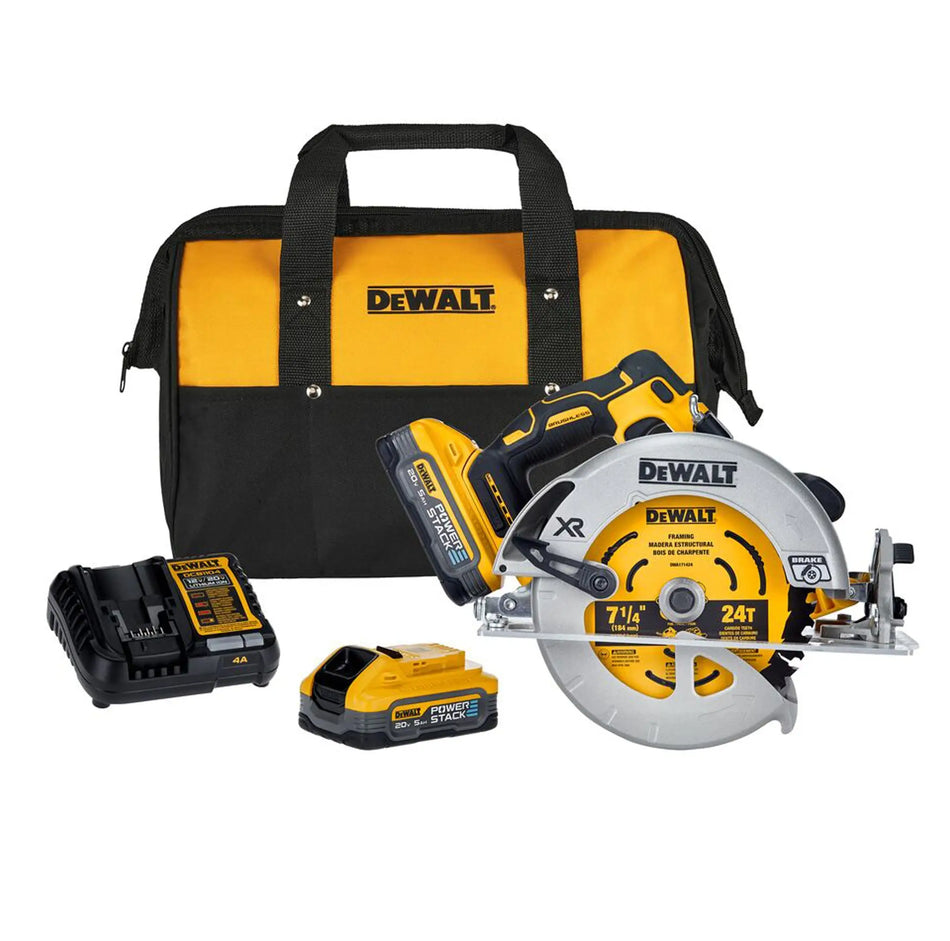 SIERRA CIRCULAR 7.1/4 INAL 20V C/2BAT XR DEWALT DCS570H2-B2