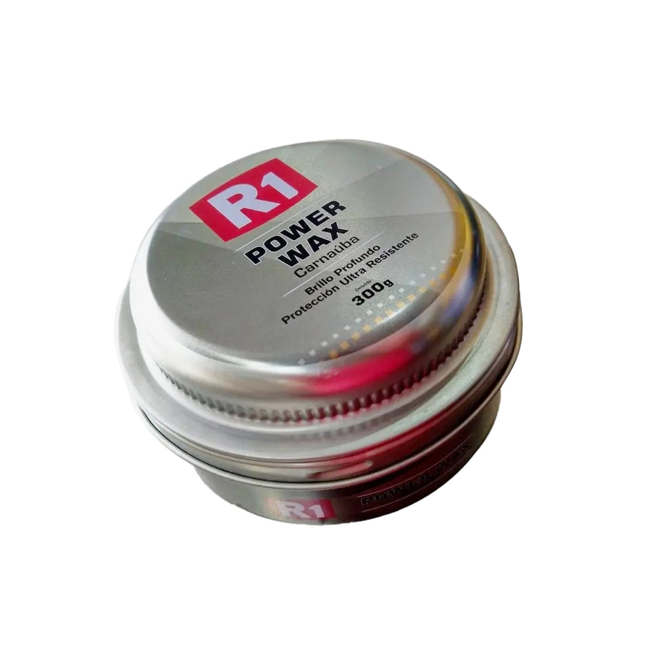 CERA AUTOMOTRIZ CON CARNAUBA R1 POWER WAX 300GR ROBERLO 68822